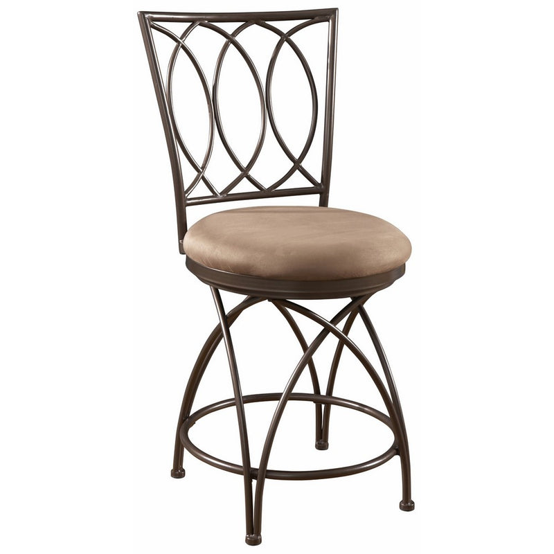 Powell Big and Tall Metal Crossed Legs Counter Stool