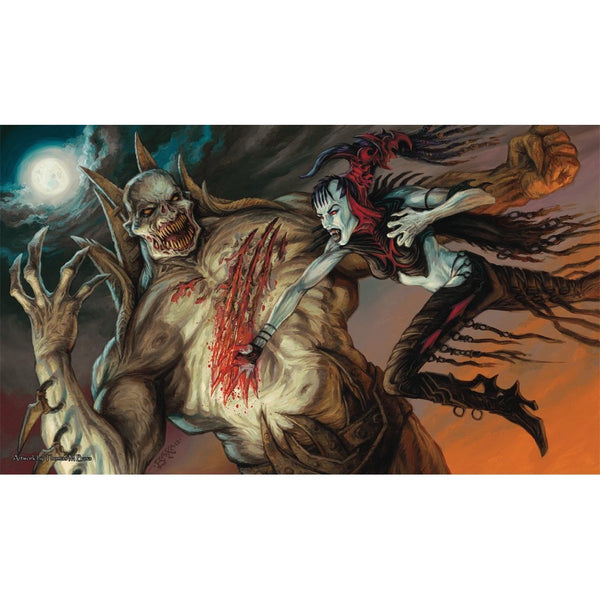 Artists of Magic Premium Playmats: NOSFERATU VS ZOMBIELORD w/artwork by Thomas Baxa Play Mat