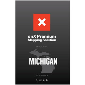onX HUNT Michigan: Digital Hunting Map For Garmin GPS Premium Membership For Smartphone and Computer - Color Coded Land Ownership - 24k Topo - Hunting Specific Data