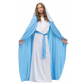 Fun World Costumes Girl's Child Mary Costume, Blue/White, Small