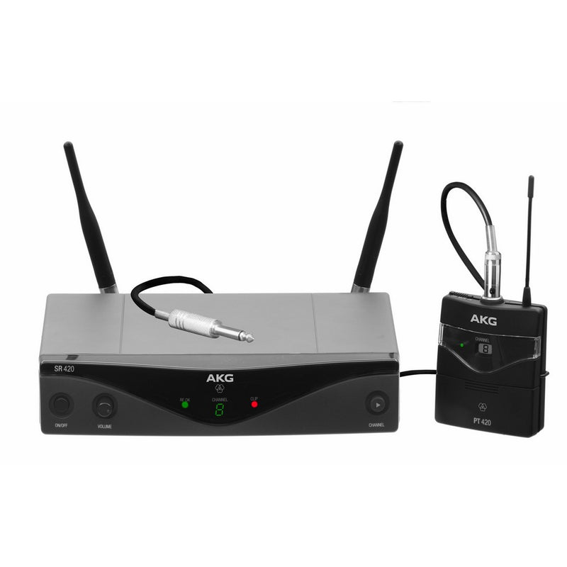 AKG Pro Audio WMS420 Instrumental Band A Wireless Microphone System