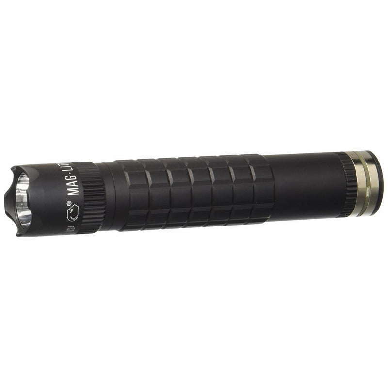 Maglite Mag-Tac LED Rechargeable Flashlight System- Crowned-Bezel, Black