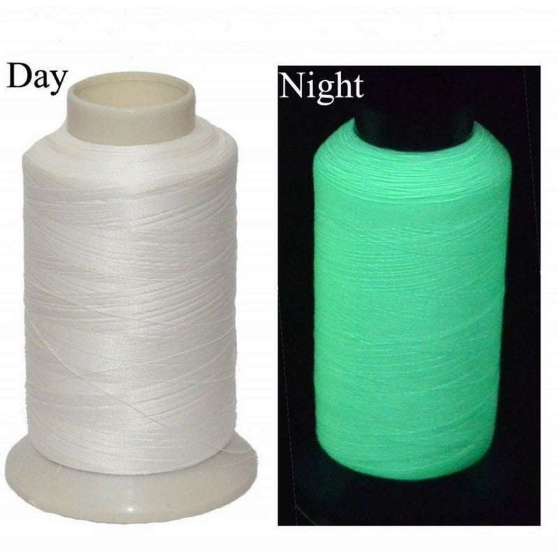 Bettli 3300Yards Glow In The Dark Embroidery Thread (White)