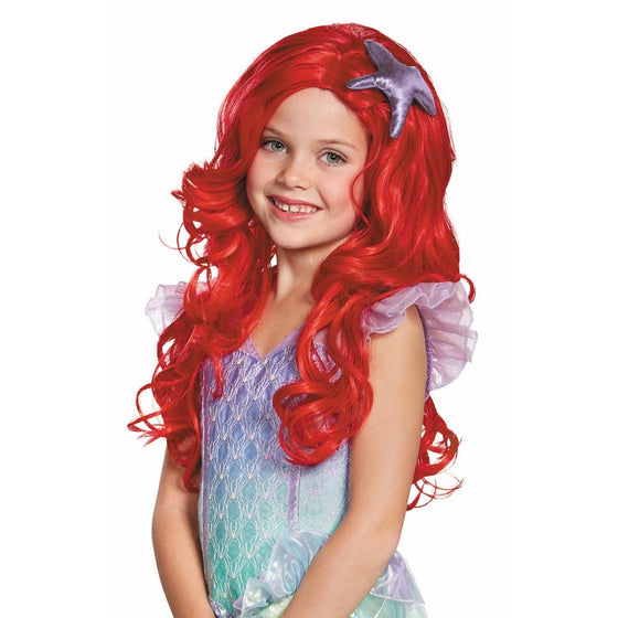 Ariel Ultra Prestige Child Disney Princess The Little Mermaid Wig, One Size Child