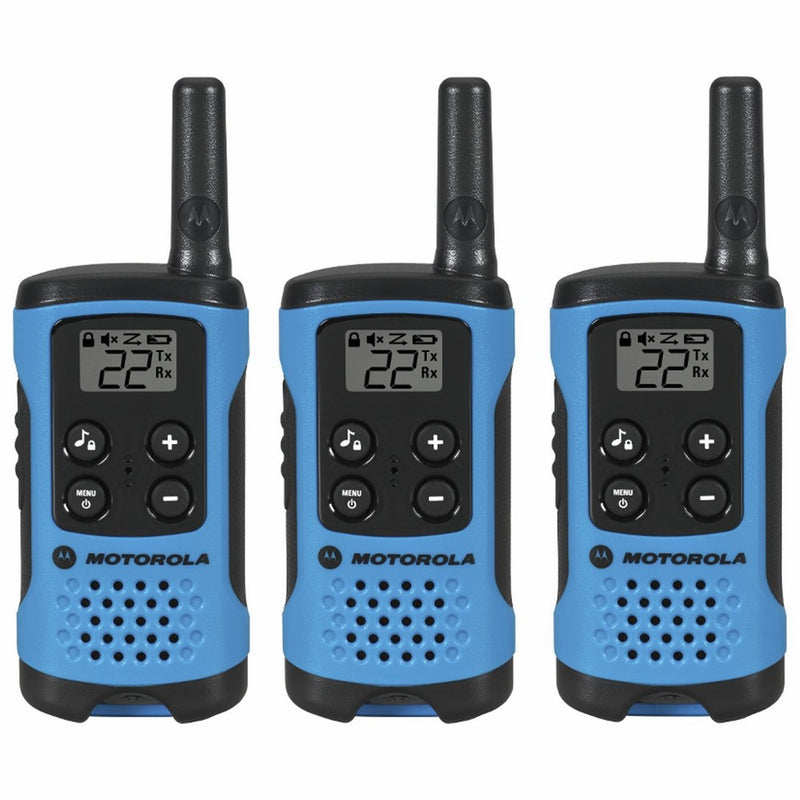 Motorola T100TP Talkabout Radio, 3 Pack