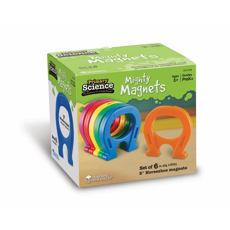 Learning Resources Mighty Magnets, Set of 6