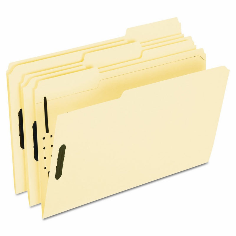 Pendaflex Manila Fastener Folders, Legal Size, 2 Fasteners, 1/3 Cut, 50/BX (FM313EE)