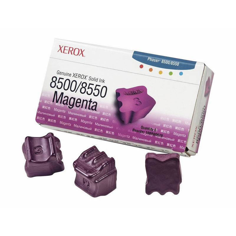 Xerox 108R00670 Solid Ink 8500/8550 Magenta (3 sticks)