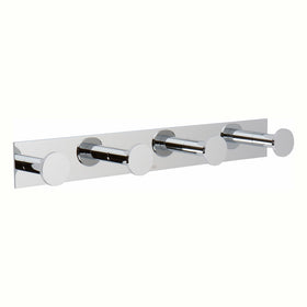 Ginger 2810Q/PC Surface Quadruple Robe Hook 2810Q, Polished Chrome