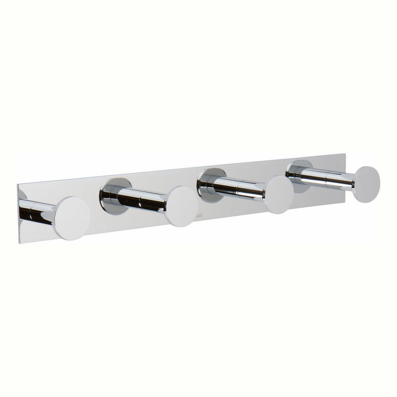 Ginger 2810Q/PC Surface Quadruple Robe Hook 2810Q, Polished Chrome