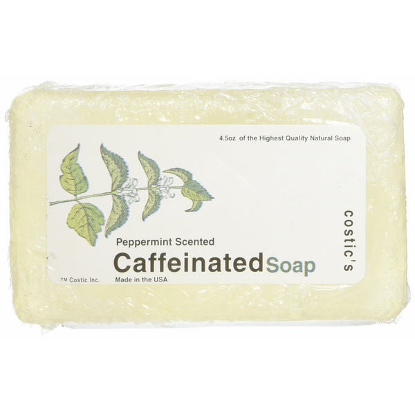 4.5oz Caffeinated Soap - Peppermint Scent