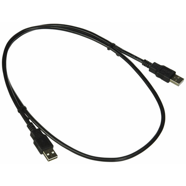 C2G 28105 USB Cable - USB 2.0 A Male to A Male Cable, Black (3.3 Feet, 1 Meter)