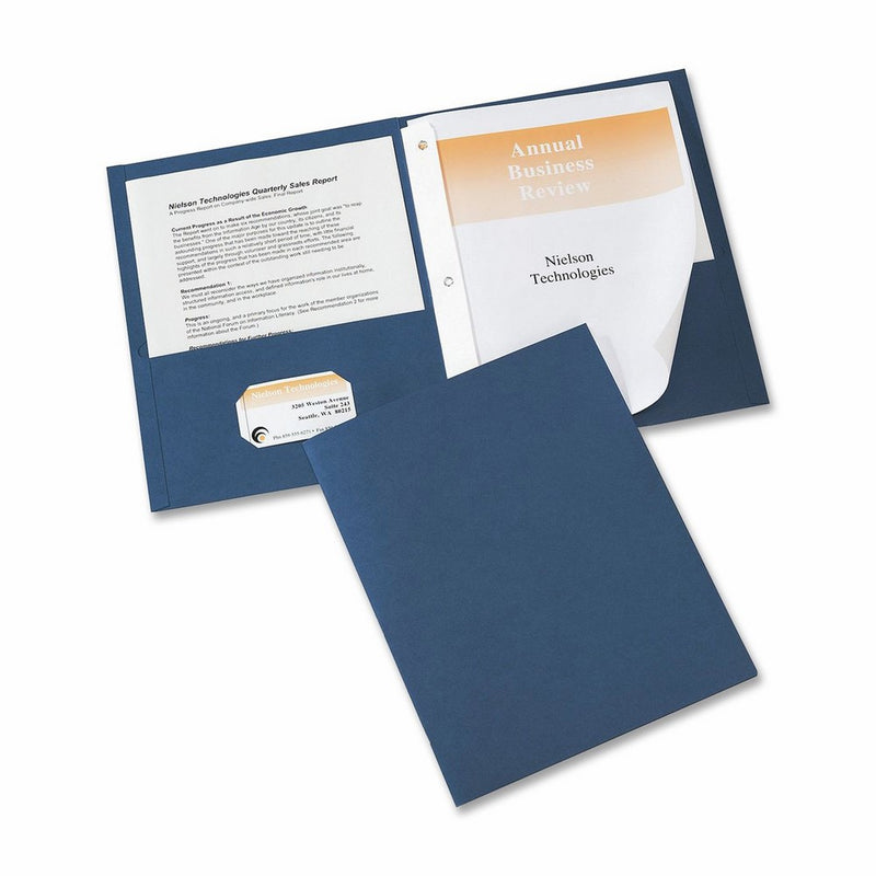 Avery Two-Pocket Report Cover with Tang Fasteners