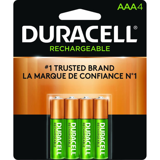 Duracell Rechargeable AAA Batteries - 4 Count