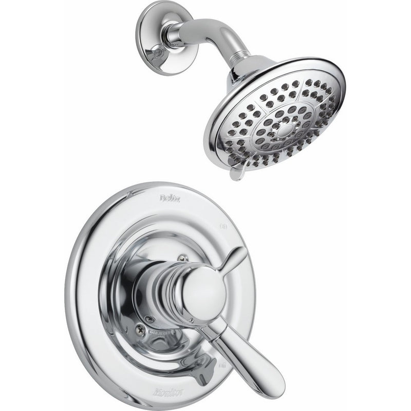 Delta T17238 Lahara 17 Series Dual-Function Shower Trim Kit with 5-Spray Touch Clean Shower Head, Chrome (Valve Not Included)