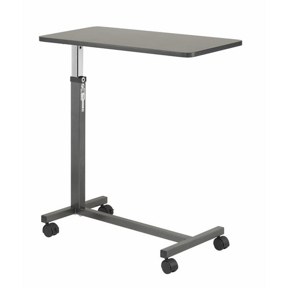 Drive Medical Non Tilt Top Overbed Table, Silver Vein