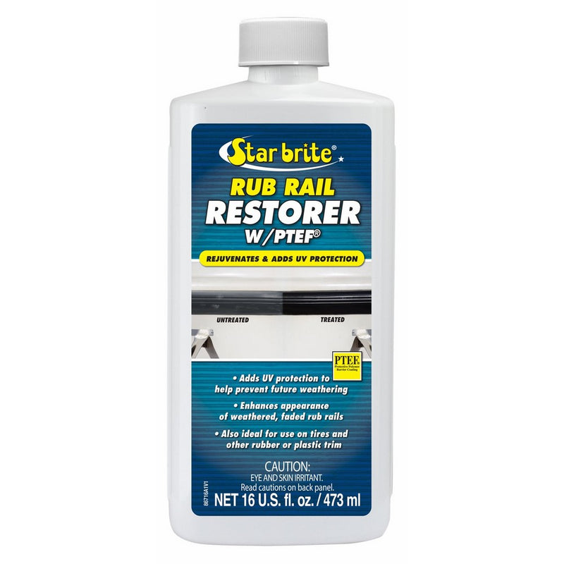 StarBrite 086716 Rub Rail Restorer with PTEF, 16-Ounce