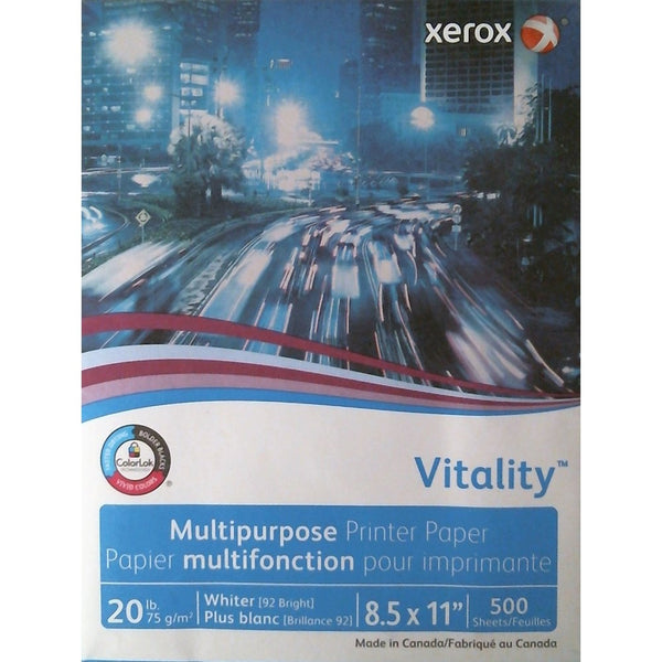 Xerox Business Copy/Fax/Laser Inkjet Printer Paper, 500 Sheets