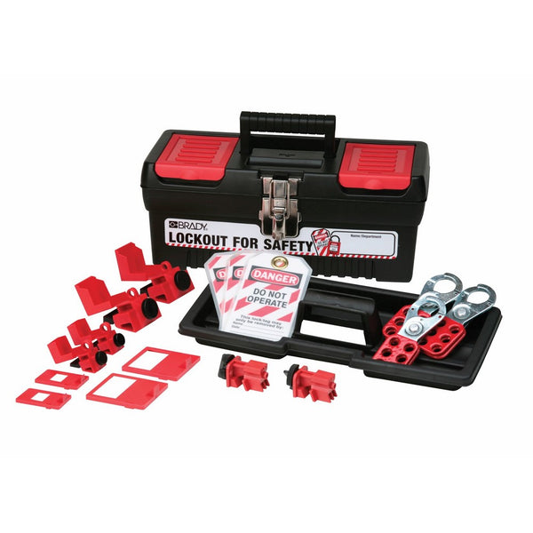 Brady Personal Breaker Lockout Toolbox Kit, Padlocks Not Included
