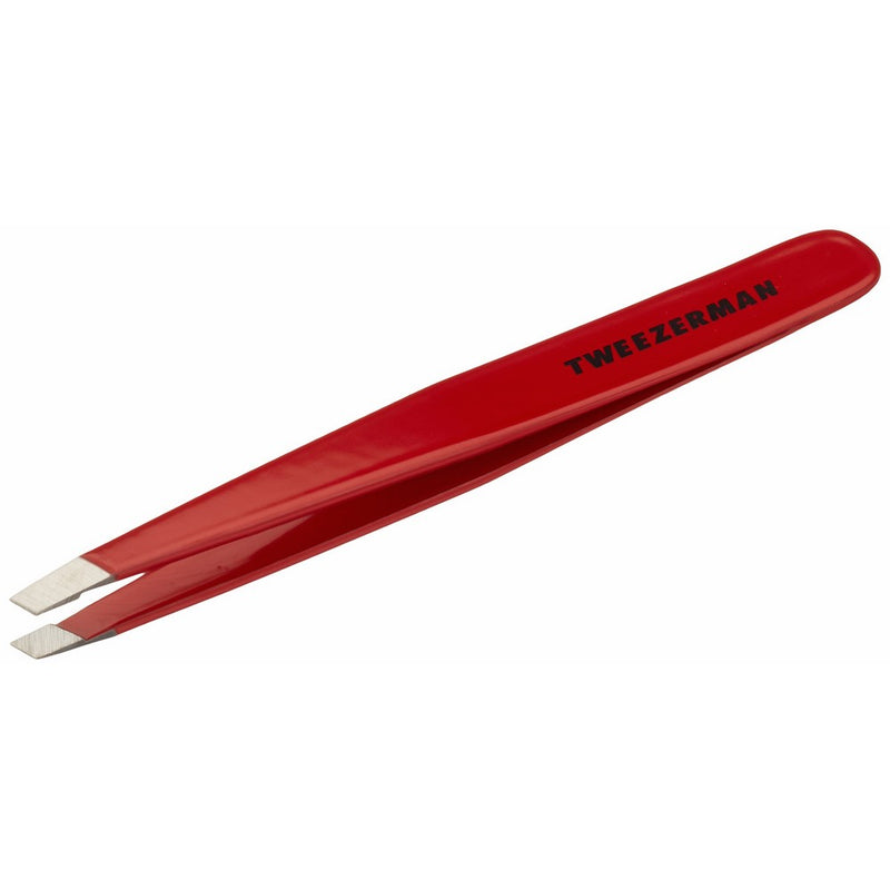 Tweezerman Stainless Steel Slant Signature Red Tweezer