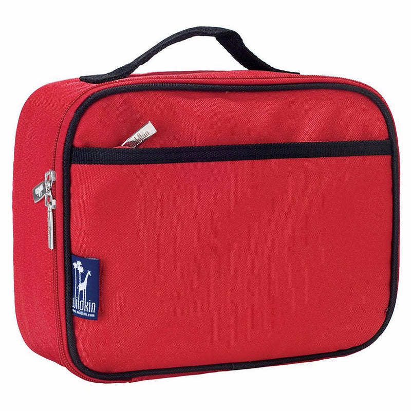 Lunch Box, Wildkin Lunch Box, Insulated, Moisture Resistant, and Easy to Clean with Helpful Extras for Quick and Simple Organization, Ages 3, Perfect for Kids or On-The-Go Parents – Cardinal Red