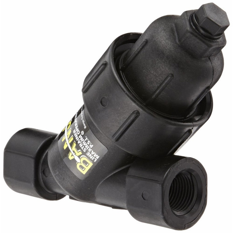 Banjo LS050-80 Polypropylene Y Strainer, 80 Mesh, 1/2" NPT Female