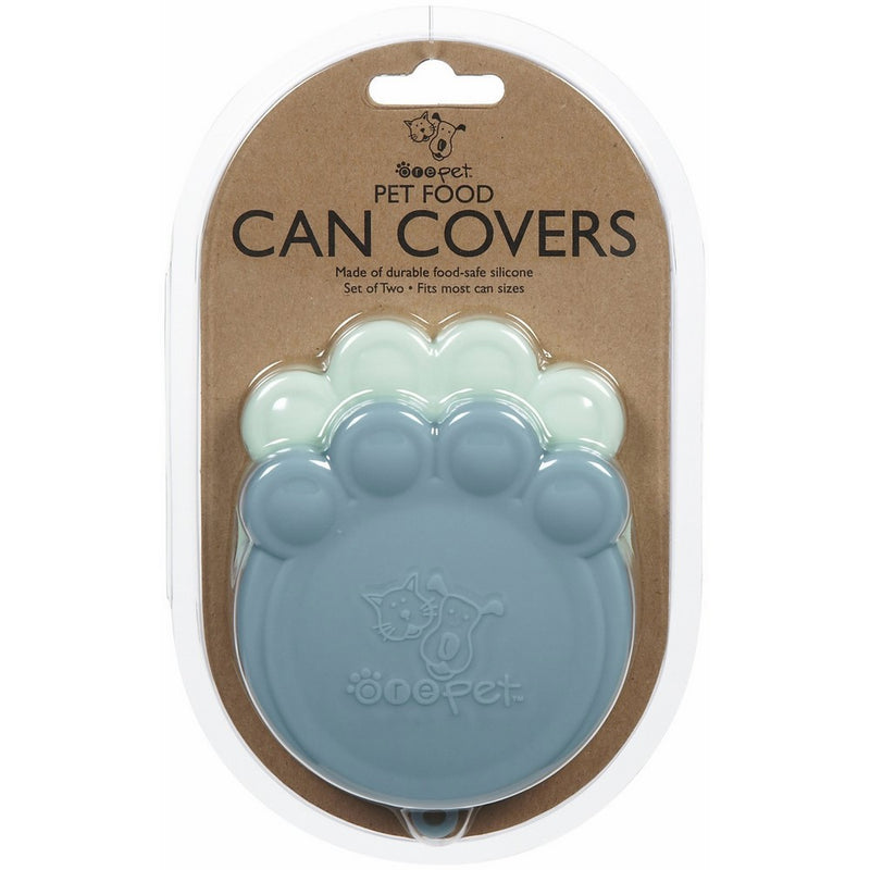 ORE Pet Pet Can Cover - Lt Blue & Blue - 2 count