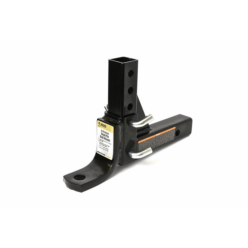 MaxxHaul 70067 8-Position Adjustable Ball Mount - 5000 lbs. GTW Capacity