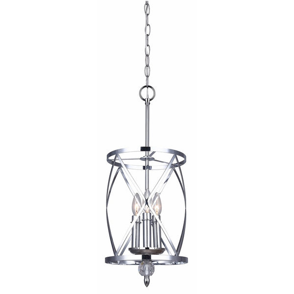 Canarm ICH172B03CH10 Vanessa 3-Light Chandelier, Chrome