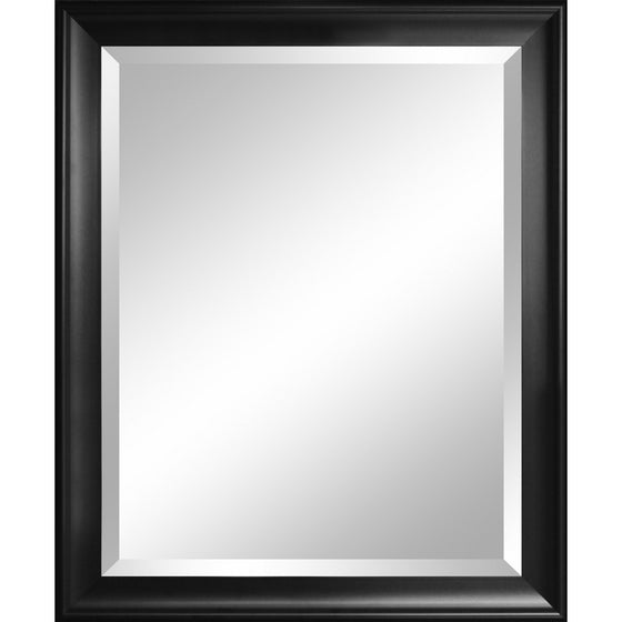 Alpine Mirror & Art Beveled Mirror, Contoured Black