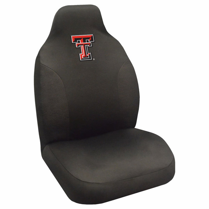 FANMATS NCAA Texas Tech University Red Raiders Polyester Seat Cover