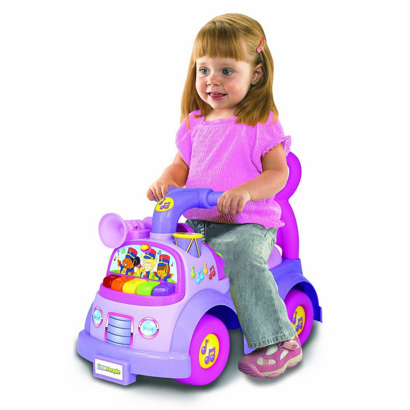 Little People Fisher-Price Music Parade Ride On, Purple