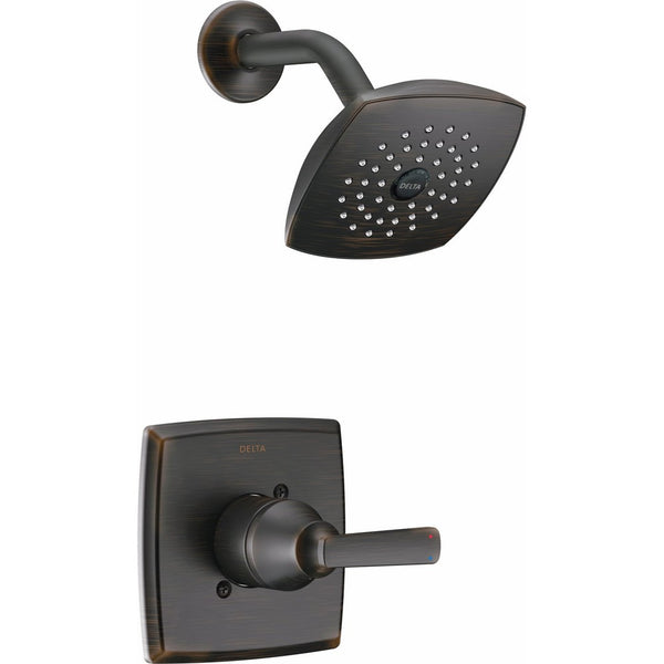 Delta T14264-RB Ashlyn 14 Series Single-Function Shower Trim Kit with Single-Spray Touch Clean Shower Head, Venetian Bronze (Valve Not Included)
