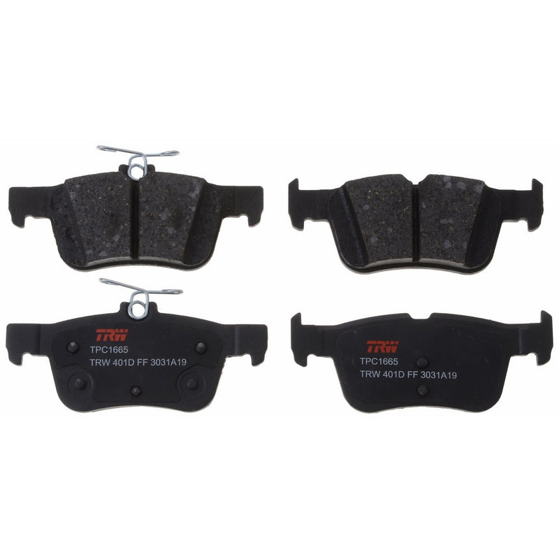 TRW TPC1665 Premium Ceramic Rear Disc Brake Pad Set