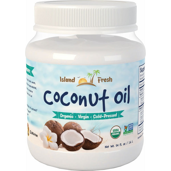 Island Fresh Superior Organic Virgin Coconut Oil, 54 Ounce