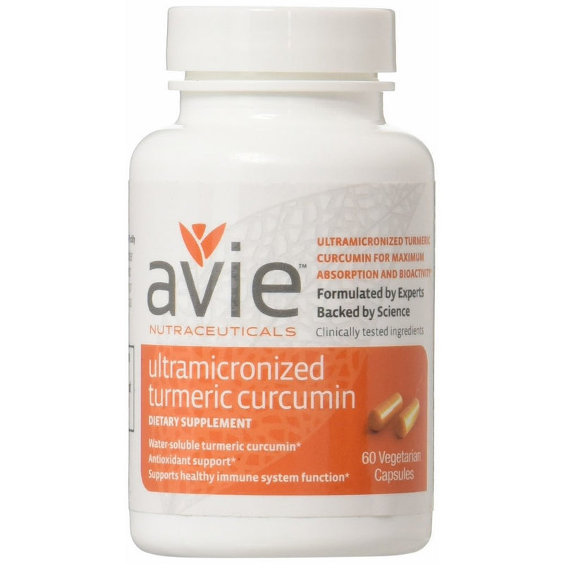 Avie Nutraceuticals Ultra Micronized Curcumin Capsules, 60 Count