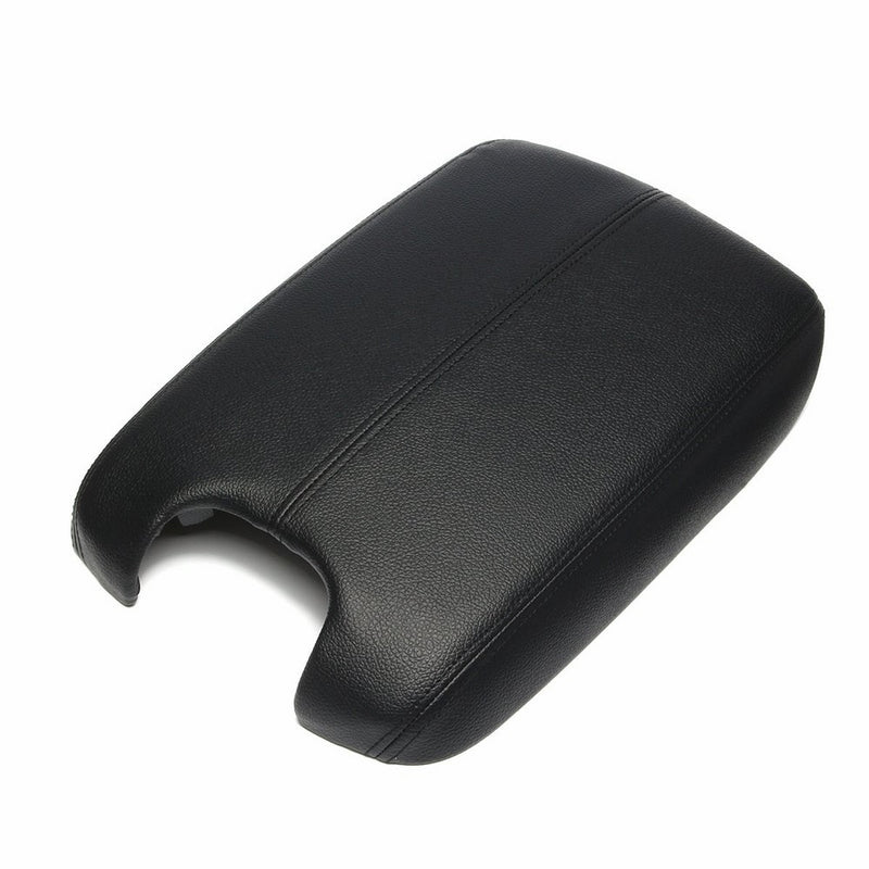 MATCC Center Console Lid Armrest Cover for 2008 2009 2010 2011 2012 HONDA ACCORD Synthetic Leather (Vinyl) Plastic Center Black