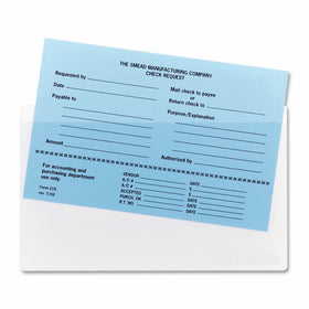 Smead 68185 Self-Adhesive Poly Pockets, Top Load, 9 x 5-9/16, Clear (Box of 100)