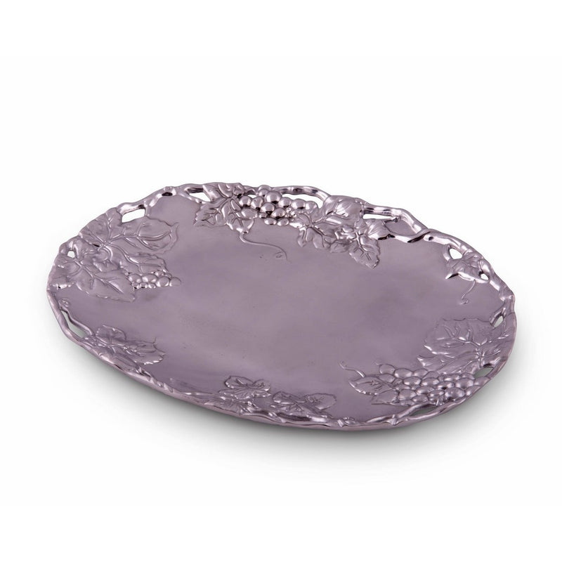 Arthur Court Grape 18-1/2-Inch Oval Platter
