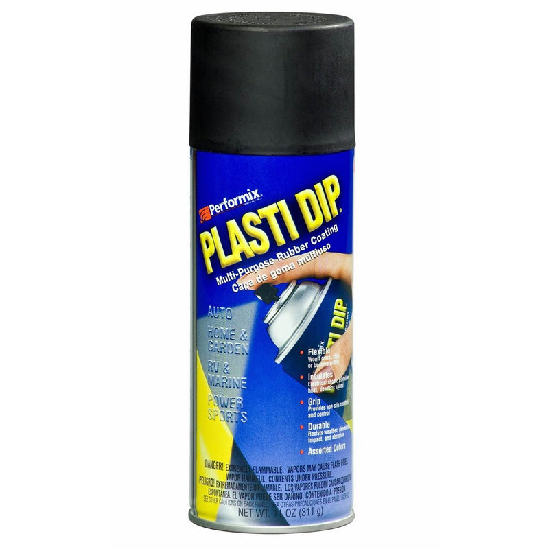 Performix 11203 Plasti Dip Black Multi-Purpose Rubber Coating Aerosol - 11 oz.