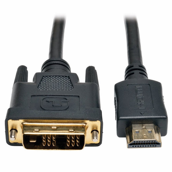 Tripp Lite HDMI to DVI Cable, Digital Monitor Adapter Cable (HDMI to DVI-D M/M) 16-ft.(P566-016)