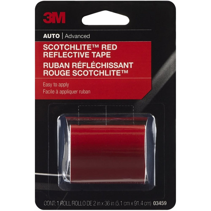 3M Scotchlite Reflective Tape, Red, 2-Inch by 36-Inch