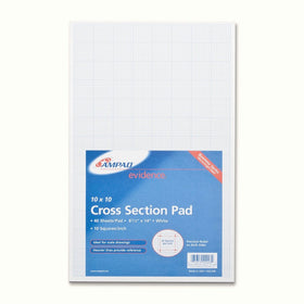 Ampad Evidence Cross-section Legal-Size Quadrille Pad, White (22-028)
