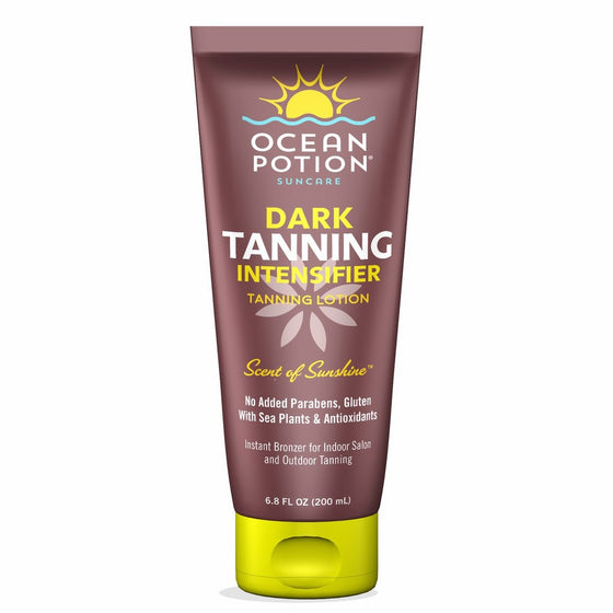 Ocean Potion Dark Tanning Intensifier Lotion, Indoor and Outdoor Bronzer, 6.8 Ounces, Pack of 1