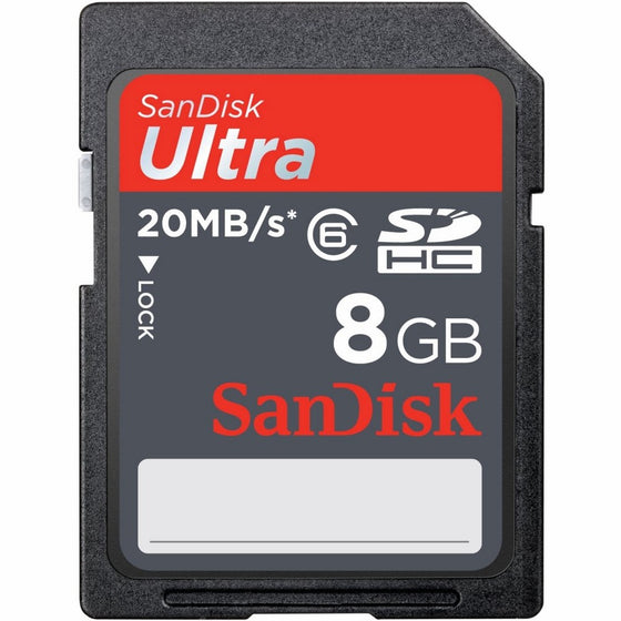 SanDisk ULTRA SDHC 8GB Class 4Flash Memory Card SDSDRH-008G-A11