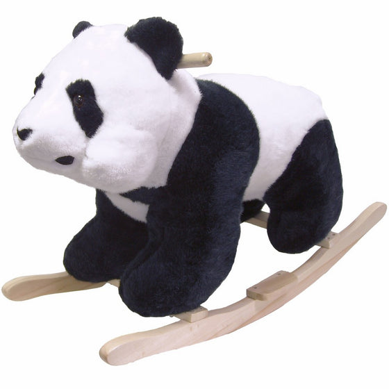 Happy Trails Panda Plush Rocking Animal