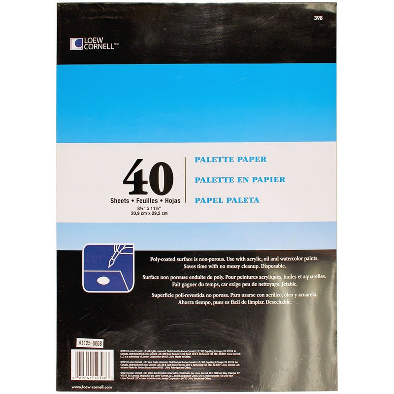 Loew Cornell 398 , Palette Paper Pad, 40 Sheets