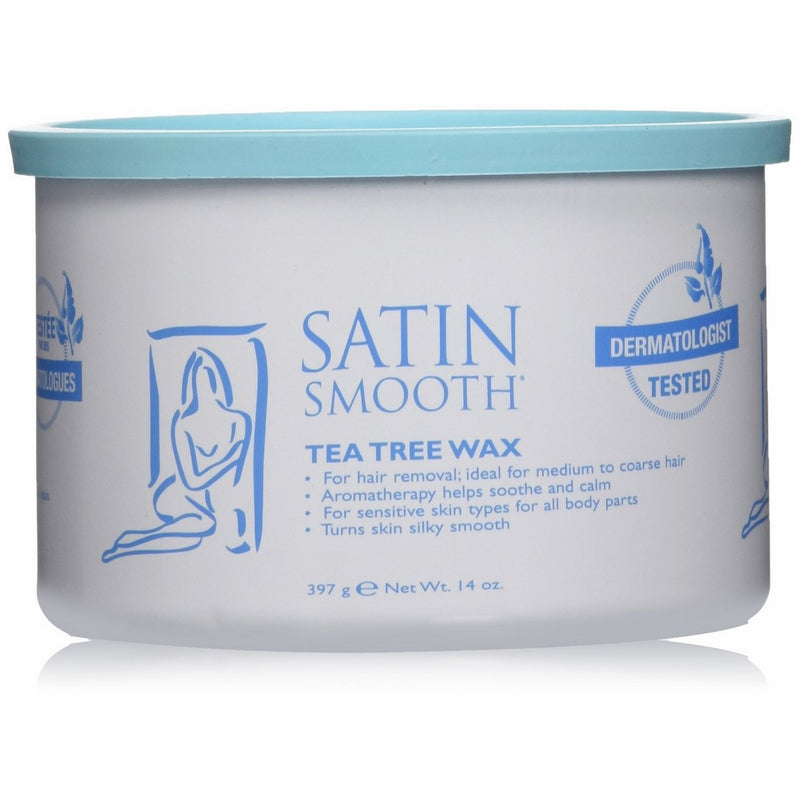 Satin Smooth TEA TREE WAX 14 oz