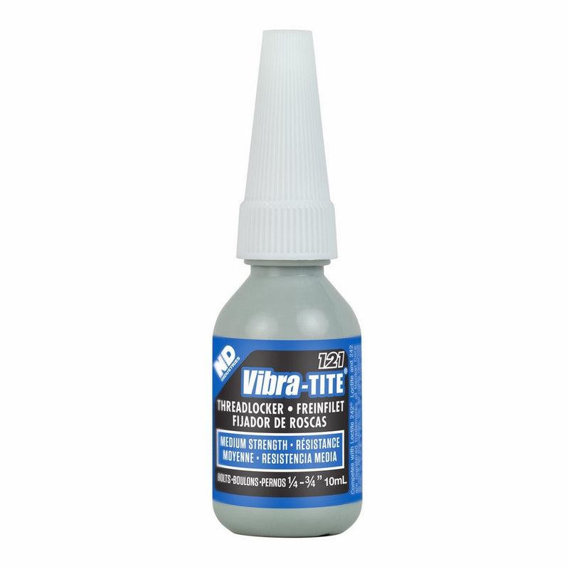 Vibra-TITE 121 Medium Strength Removable Anaerobic Threadlocker, 10ml Bottle, Blue