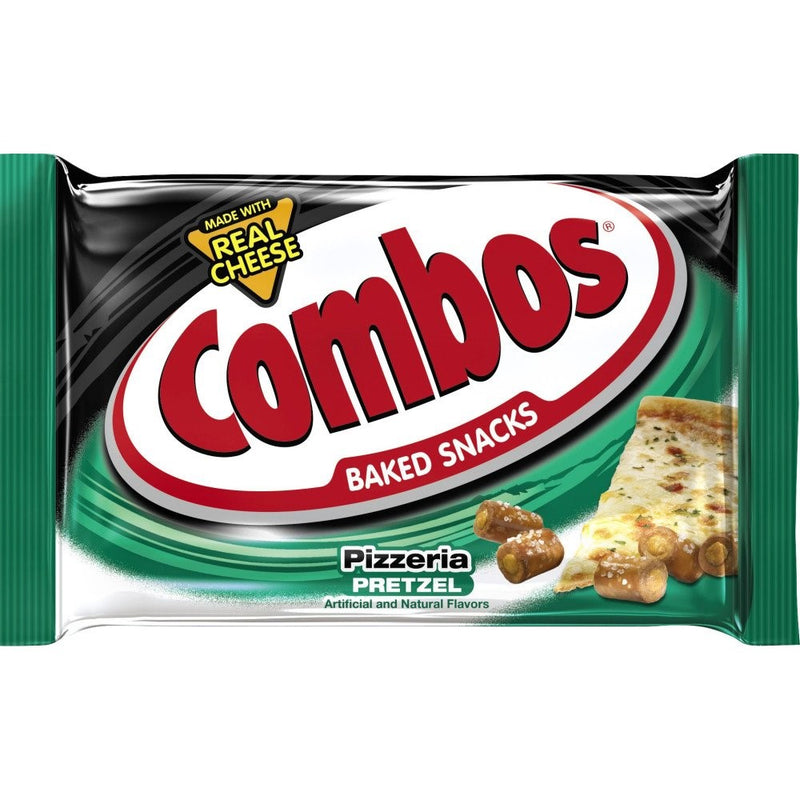 Combos Pizzeria Pretzel Baked Snacks, 36 Count